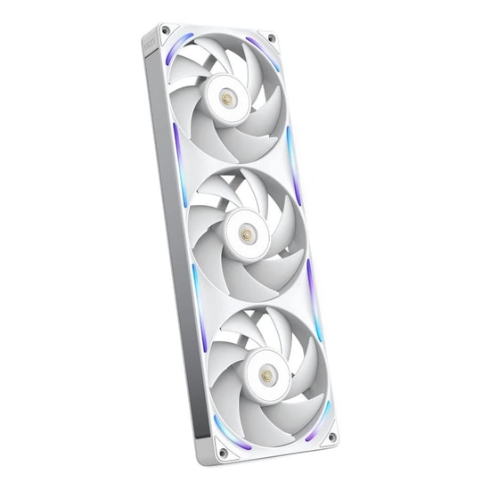 NZXT F360X Beyaz 360mm Performance RGB Kasa Fanı (RF-U36PN-W1) - 3x120mm Birleşik Fan, 2400 RPM, Single Frame