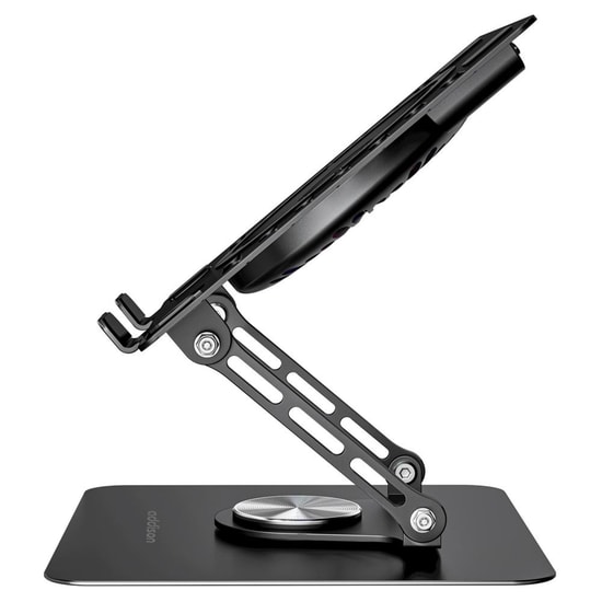 Addison AD-RC36 Steely 360 Derece RGB Fanlı Laptop Standı - Ayarlanabilir Metal Gövde, Soğutucu Fanlı Tasarım
