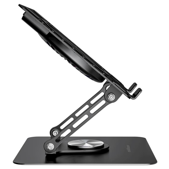 Addison AD-RC36 Steely 360 Derece RGB Fanlı Laptop Standı - Ayarlanabilir Metal Gövde, Soğutucu Fanlı Tasarım