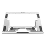 S-Link SL-AL11 Gümüş Alüminyum Katlanabilir Laptop Standı - 6 Açılı Ayarlanabilir, Kaymaz Yüzey, Portatif Tasarım