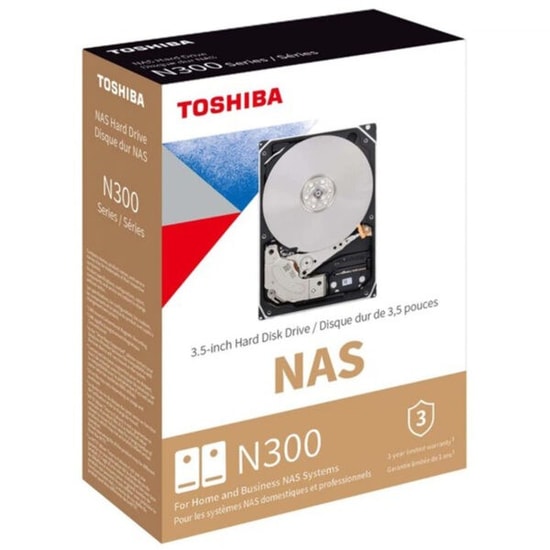 Toshiba N300 18TB 3.5" SATA 3 NAS Hard Disk (MN11ACA18TS) - 7200Rpm, 512MB Cache, 7/24 Kullanım, Helyum Tasarım