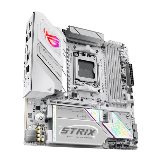 Asus ROG STRIX B850-G GAMING WIFI AM5 DDR5 Anakart - mATX, PCIe 5.0, 4xM.2, WiFi 7, 2.5G LAN, Aura Sync RGB
