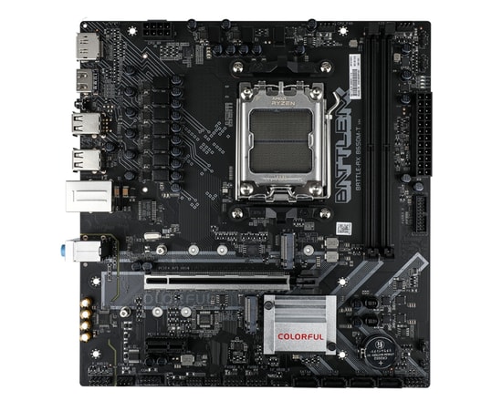 Colorful BATTLE-AX B650M-T V14 DDR5 7200MHz mATX Anakart - AM5, 96GB RAM, 2xM.2, PCIe 4.0, HDMI, B650MT-BATTLE-AX-V14