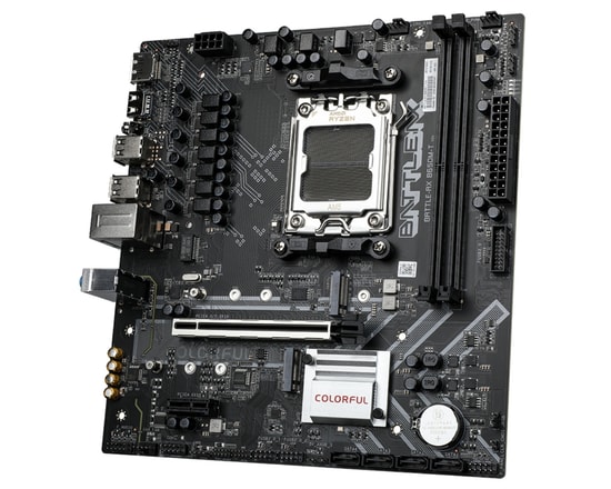 Colorful BATTLE-AX B650M-T V14 DDR5 7200MHz mATX Anakart - AM5, 96GB RAM, 2xM.2, PCIe 4.0, HDMI, B650MT-BATTLE-AX-V14