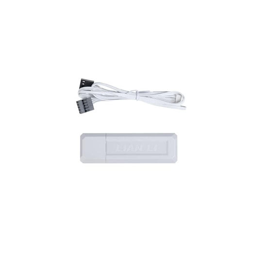 Lian Li L-Wireless Kontrolcü Beyaz (G89.RF-T-W.02) - 2.4GHz Kablosuz Sync, 10 Kanal Desteği, ARGB ve Fan Kontrolü