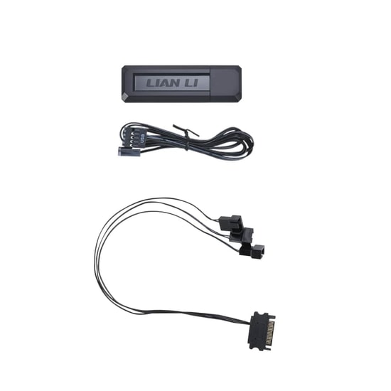 Lian Li L-Wireless Kontrolcü Siyah (G89.RF-T-B.02) - 2.4GHz Kablosuz Sync, 10 Kanal Desteği, ARGB ve Fan Kontrolü