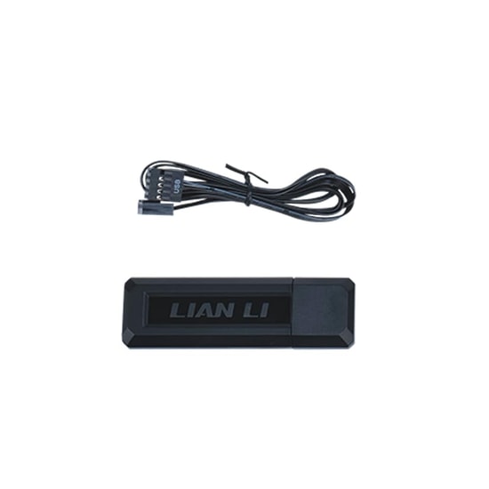 Lian Li L-Wireless Kontrolcü Siyah (G89.RF-T-B.02) - 2.4GHz Kablosuz Sync, 10 Kanal Desteği, ARGB ve Fan Kontrolü