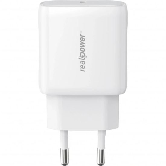 RealPower TC25WWH 25W Şarj Aleti (NT-119367) - Beyaz, 3000 mAh PD Hızlı Şarj Desteği, 1 Saat Altı Şarj Süresi
