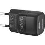 RealPower TC35WBK 35W GaN Şarj Aleti (NT-119364) - Siyah, 3000 mAh PD Hızlı Şarj Desteği