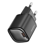 RealPower TCS20WBK 20W GaN Type-C to Lightning Şarj Aleti (NT-119354) - Siyah, 3000 mAh, Hızlı Şarj, Kablo Dahil