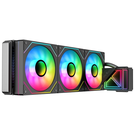 James Donkey Lugis JDC360-ARGB-360MM-BLACK Siyah Sıvı Soğutucu - 3x120mm ARGB Fan, AM5 ve LGA1700 Uyumlu