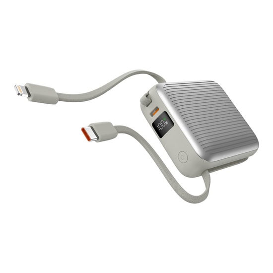 RealPower PB10KGR-BEYAZ 10000 mAh 22.5W Taşınabilir Powerbank - Hızlı Şarj Desteği, Led Göstergeli, Beyaz Renk