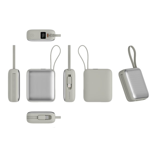 RealPower PB10KGR-BEYAZ 10000 mAh 22.5W Taşınabilir Powerbank - Hızlı Şarj Desteği, Led Göstergeli, Beyaz Renk
