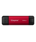 Kingston SPSD 512GB Dual USB-A/C Taşınabilir SSD (SPSD/512GB) - USB 3.2 Gen 2, 1050/950MB/s Hız, Kompakt Kırmızı Gövde