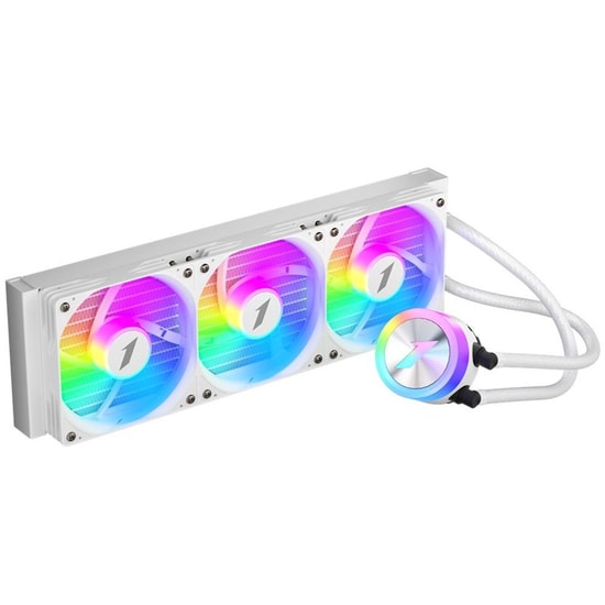 1st Player Thunderstorm TS1-360-WH Beyaz ARGB İşlemci Sıvı Soğutucu - 3x120mm Fan, 300W TDP, AM5/LGA1700 Uyumlu