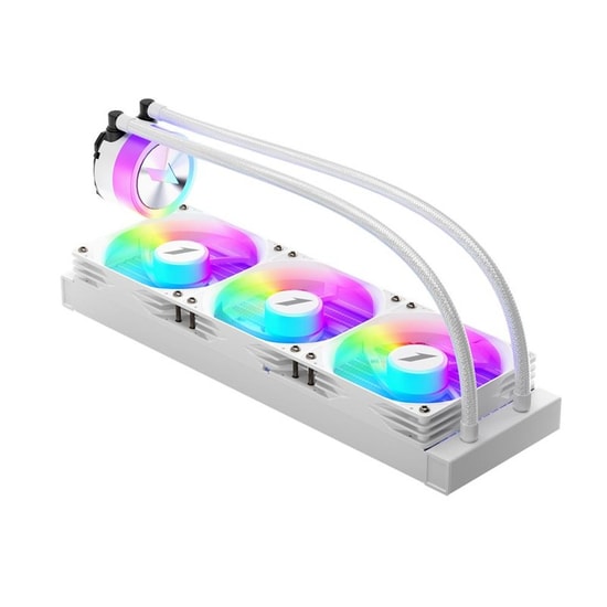 1st Player Thunderstorm TS1-360-WH Beyaz ARGB İşlemci Sıvı Soğutucu - 3x120mm Fan, 300W TDP, AM5/LGA1700 Uyumlu