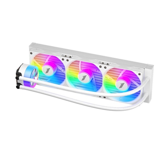 1st Player Thunderstorm TS1-360-WH Beyaz ARGB İşlemci Sıvı Soğutucu - 3x120mm Fan, 300W TDP, AM5/LGA1700 Uyumlu