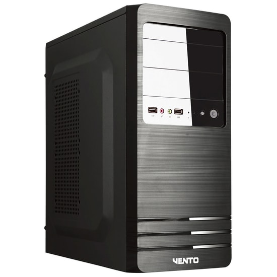 Vento VS114F 650W Mid Tower Siyah ATX Kasa - USB 3.0, 7x Genişleme Slotu, 1x 80mm Fan, 175x405x330mm Boyutlar