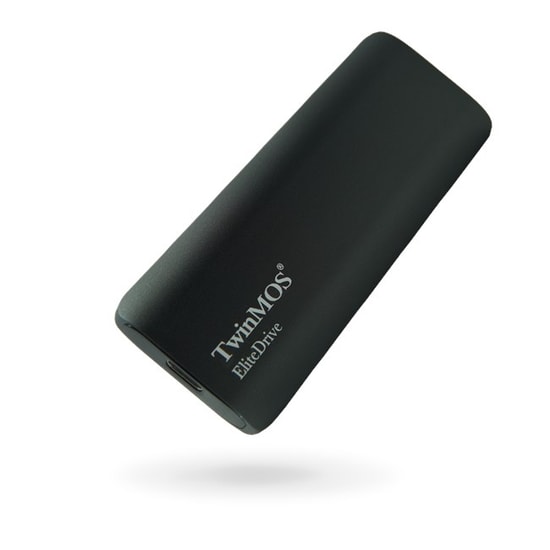 TwinMOS EliteDrive 1TB Koyu Gri Taşınabilir SSD (PSSD1TBMEDB) - USB 3.2, Type-C, Compact Tasarım Harici SSD
