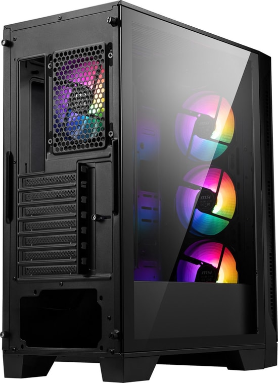 MSI MAG FORGE 121A B75 PCIE5 II ATX Gaming Kasa - Temperli Cam, 6x120mm Auto RGB Fan, 750W 80+ Bronz PSU Dahil