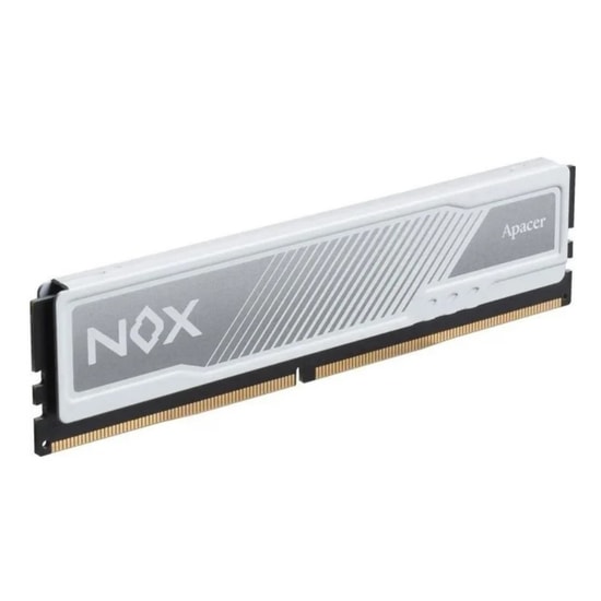 Apacer NOX 16GB (1x16GB) 3600MHz CL18 DDR4 Gaming Ram (AH4U16G36C25YMWAA-1) - Beyaz, Masaüstü PC Bellek Bellek
