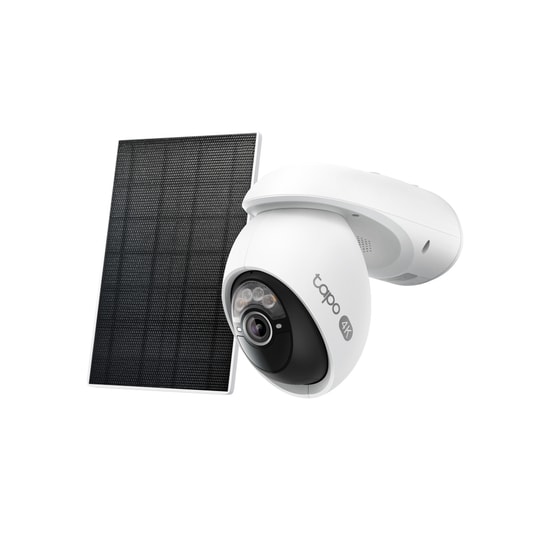 TP-Link Tapo TC92 KIT 8MP 4K Güneş Enerjili Güvenlik Kamerası - Dome, 360 Derece, Gece Görüşü, Wi-Fi, Akıllı AI