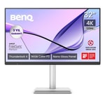 BenQ MA320UG 31.5" 4K UHD 120Hz IPS Monitör - Mac Uyumlu, Nano Gloss, HDR400, Thunderbolt 4, 5ms, Pivot, Hoparlör