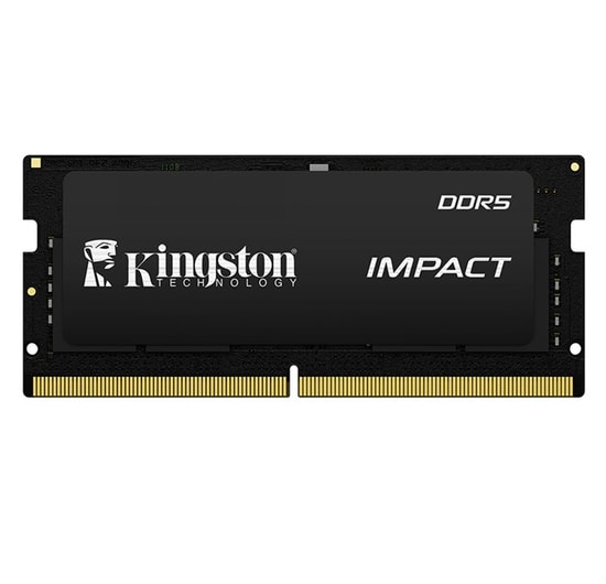 Kingston Fury Impact 32GB 4800MHz DDR5 SODIMM CL38 RAM (KF548S38IB/32) - Notebook Uyumlu Yüksek Performans Belleği