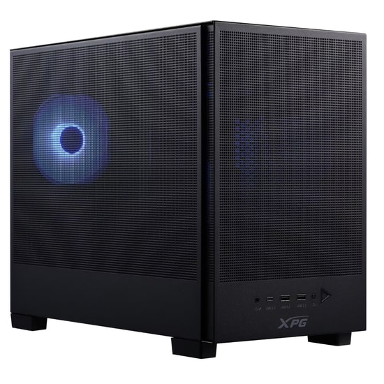 XPG Valor Mesh Nano VALORMESHNANOMAA-BKCWW Siyah Micro-ATX Oyuncu Kasası - 1x ARGB Fan, USB 3.2, Mid-Tower, Mesh