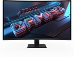 Gigabyte GS32QCA 31.5" 180Hz 1ms Curved VA QHD Oyuncu Monitörü - 2560x1440, 250cd, HDR Ready, HDMI 2.0, DP 1.4, Siyah