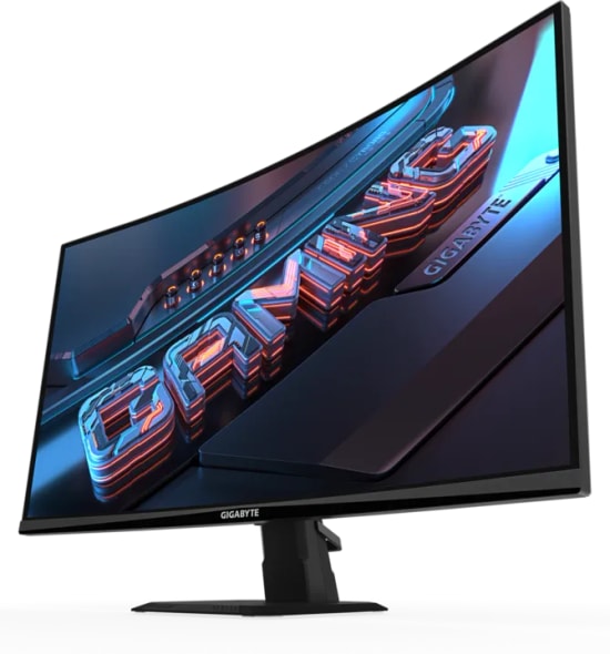 Gigabyte GS27QCA 27 180Hz 1ms Curved VA QHD Oyuncu Monitörü - 2560x1440, 250cd, HDR Ready, HDMI 2.0, DP 1.4, Siyah