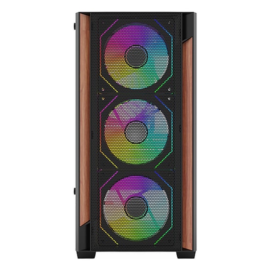 Frisby FC-8980G-550W Mid Tower Gaming Kasa - 4x12cm ARGB Fan, Temperli Cam, Micro-ATX, 1x3.5, 1x2.5 Disk Yuvası
