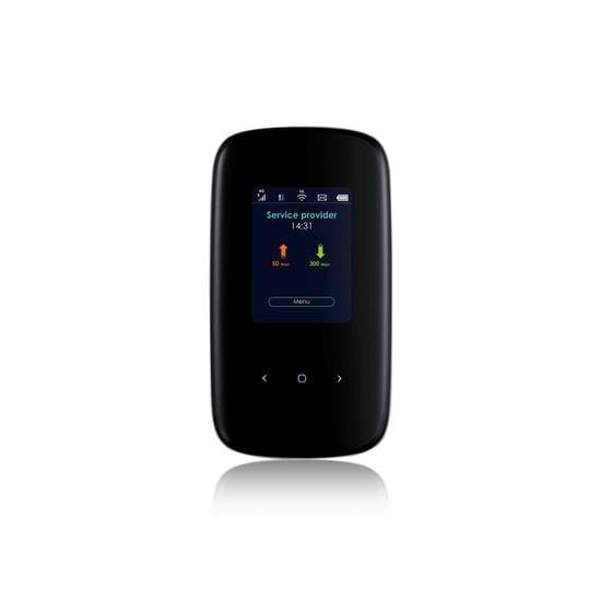 Zyxel LTE2566-M634 4G LTE Taşınabilir Modem Router - 300 Mbps, Wi-Fi 5, Dual Band, 3000mAh, 2.4 inç LCD Ekran