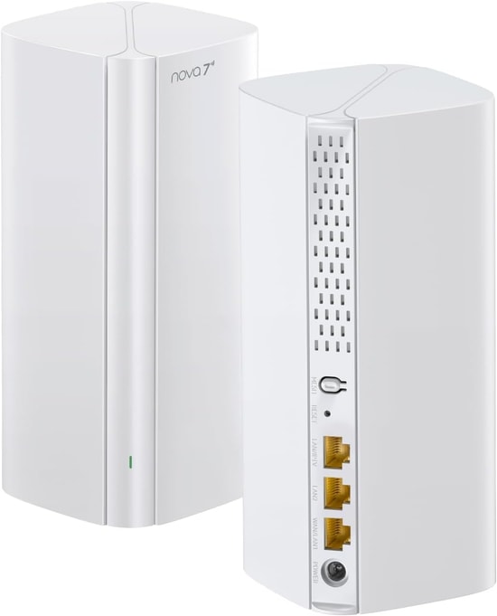 Tenda ME3PRO-2-PACK BE3600 Wi-Fi 7 Mesh Sistemi - Dual Band, 3570 Mbps, 5 Adet FEM, İkili Paket Access Point