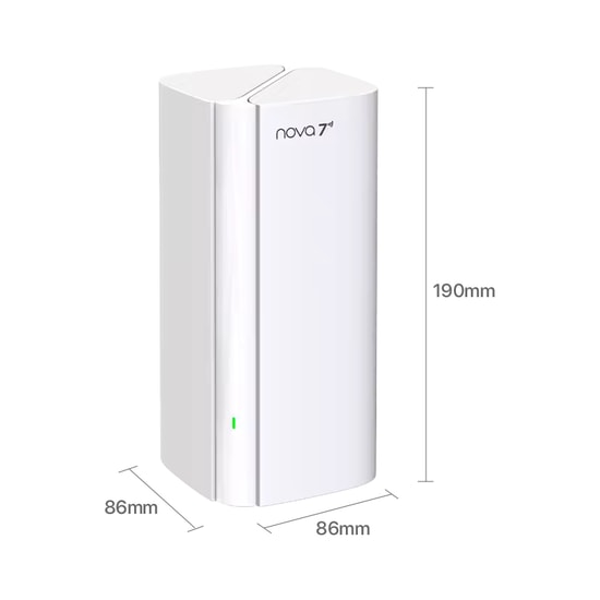 Tenda ME3PRO-2-PACK BE3600 Wi-Fi 7 Mesh Sistemi - Dual Band, 3570 Mbps, 5 Adet FEM, İkili Paket Access Point
