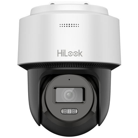 HiLook PTZ-N2C400M-DE(B) 4MP Mini PTZ IP Kamera - 2.8mm Lens, Akıllı Çift Işık, Çift Yönlü Ses, Pan-Tilt, H.265+
