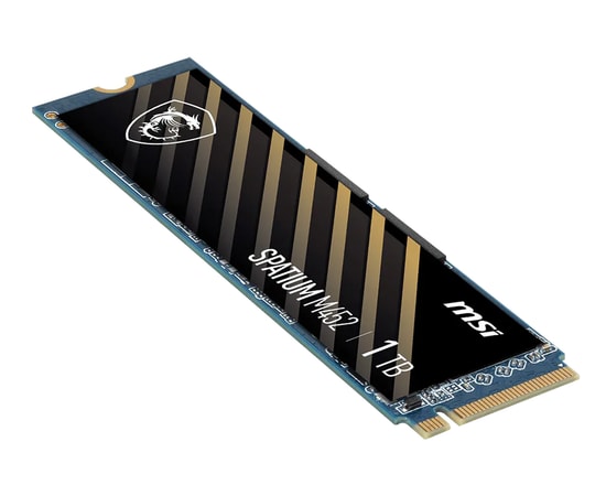 MSI Spatium M452 1TB PCIe 4.0 NVMe M.2 SSD (M452-1TB-3600MB) - 3600MB/s Okuma, 3100MB/s Yazma, 3D NAND, 2280 SSD