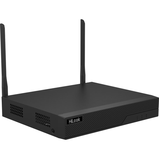 HiLook NVR-108MH-Q/W 8 Kanal 4MP Wi-Fi NVR Kayıt Cihazı - H.265+, Çift Anten, 1x6TB HDD Desteği, Metal Kasa, IP