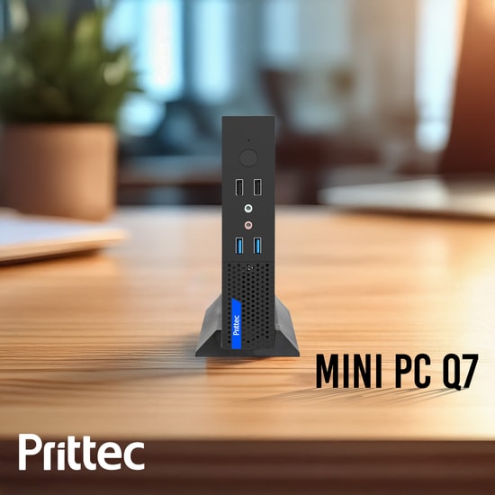 Prittec OX7 Q7-TH610L-I5-14400-16-512 Mini PC - Intel Core i5-14400, 16GB RAM, 512GB SSD, FreeDOS Bilgisayar