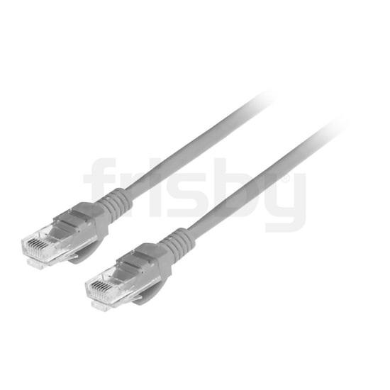 Frisby FA-C6736G Gri CAT6 Patch Kablo - 1 Metre, 1000Mbps Gigabit Ethernet, UTP Network Bağlantı Kablosu