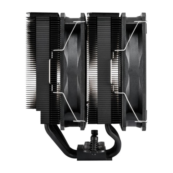 FSP MP7-B-SIYAH Kule Tipi İşlemci Soğutucu - 2x120mm Fan, 6 Isı Borusu, 76 CFM, Intel ve AMD Uyumlu