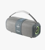 LinkTech Q224 RhythmGlow RGB Işıklı Taşınabilir Gri TWS Bluetooth Hopalör - 2x8W Ses, 1500mAh Pil, SD Kart, USB, AUX