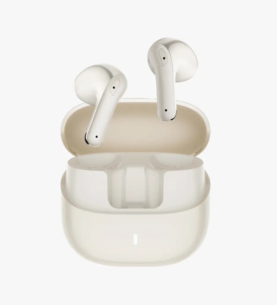 LinkTech S161 4 Mikrofonlu ENC TWS Krem Bluetooth Kulaklık - BT 5.4, ENC Gürültü Önleyici, USB Tip-C Şarj, 13mm Sürücü