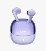 LinkTech S161 4 Mikrofonlu ENC TWS Mor Bluetooth Kulaklık - BT 5.4, ENC Gürültü Önleyici, USB Tip-C Şarj, 13mm Sürücü