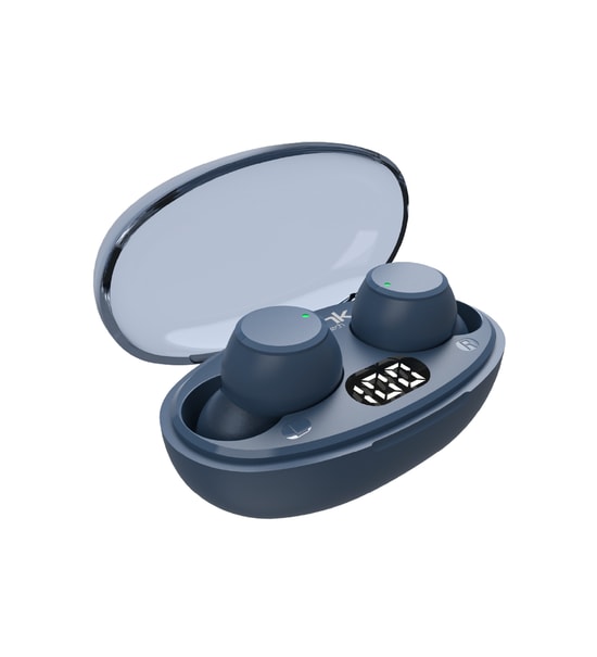 LinkTech DOT1 Eco Bluetooth Mavi TWS Kulaklık - Şeffaf Kapak, 300 mAh Batarya, USB Tip-C Şarj, JL6973 D4 Çip