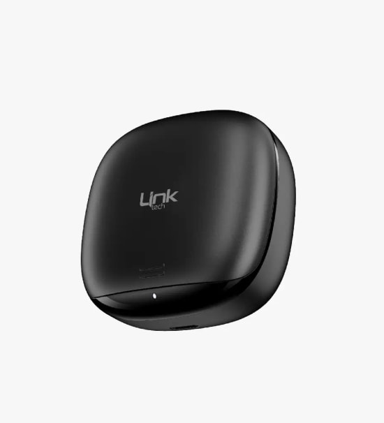 LinkTech TW49 Premium ENC 4 Mikrafonlu TWS Siyah Bluetooth Kulaklık - 75 Saat Müzik, BT 6.0, 500mAh Pil, 13mm Sürücü