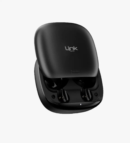 LinkTech TW49 Premium ENC 4 Mikrafonlu TWS Siyah Bluetooth Kulaklık - 75 Saat Müzik, BT 6.0, 500mAh Pil, 13mm Sürücü