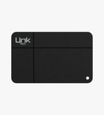 LinkTech G103 2si 1 Arada Takip Özellikli Kayıp Önleyici Siyah Dijital Kartvizit - Kablosuz Şarj, IP67, GPS, NFC, 100mAh