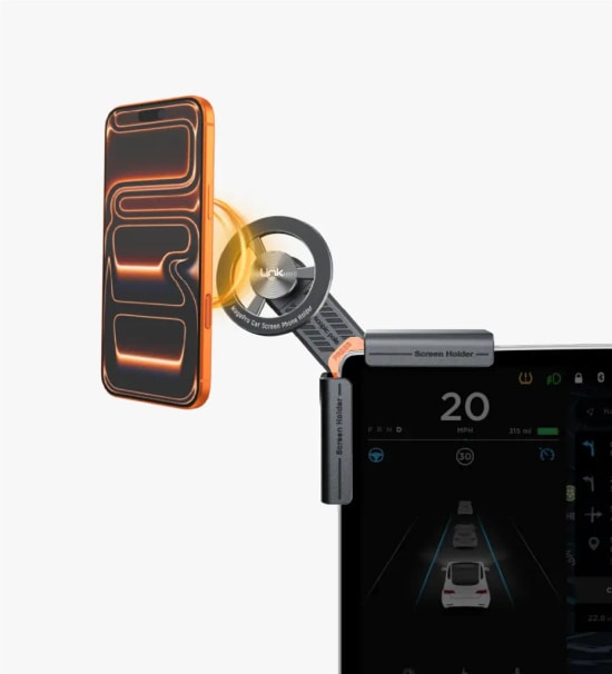 LinkTech H886 Premium MagPro Araç İçi Ekran Monte Telefon Tutacağı - 369 Dönebilir, N52 Mıknatıs, Tek Tıkla Kilitleme