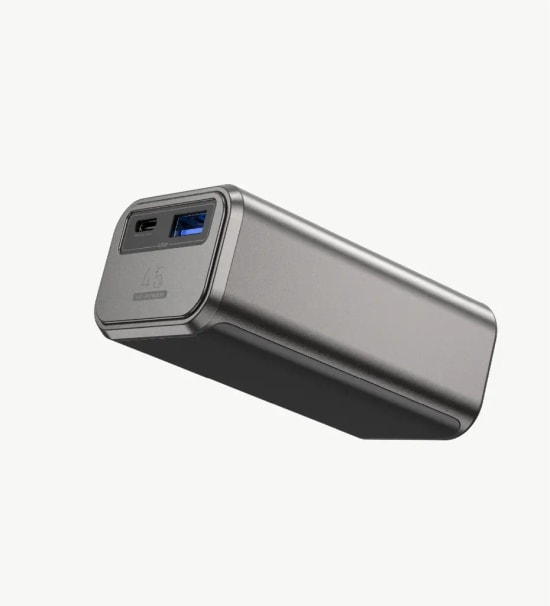 LinkTech PD37 Premium Mini TFT Dijital Ekranlı 10000 mAh 45W Hızlı Şarj Powerbank - UFCS Hızlı Şarj, 37 Wh Pil, USB A-C